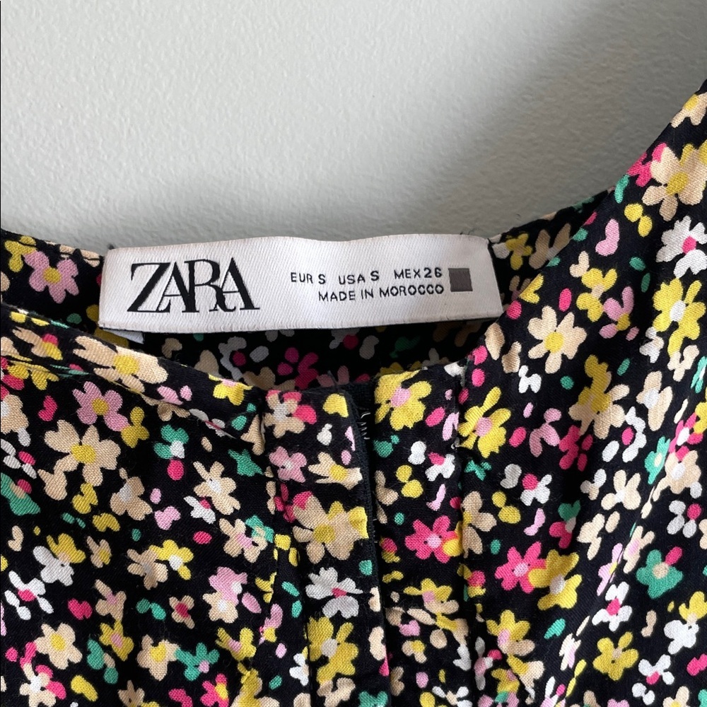 Zara Floral Print Women's Dress - Picture 3 of 9